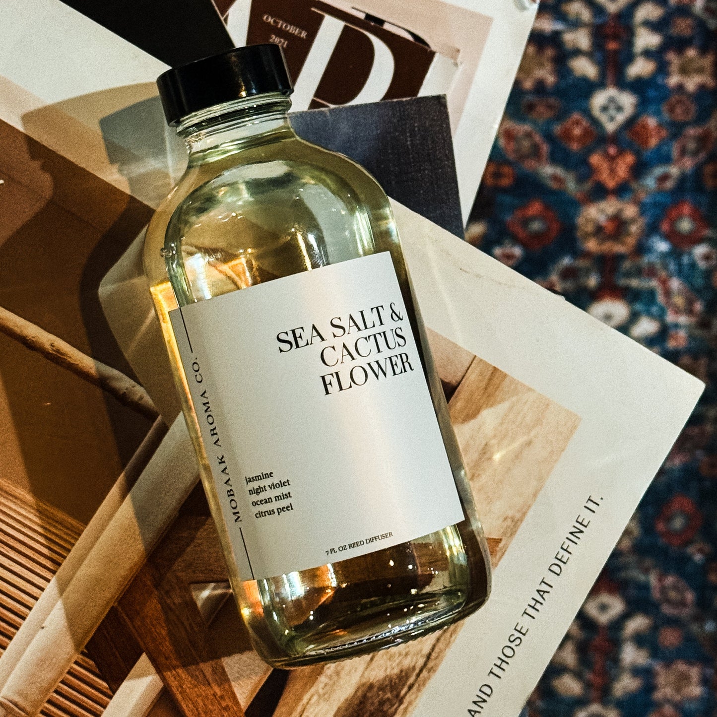 Sea Salt + Cactus Flower Reed Diffuser