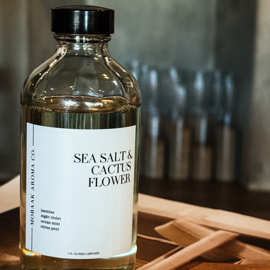 Sea Salt + Cactus Flower Reed Diffuser