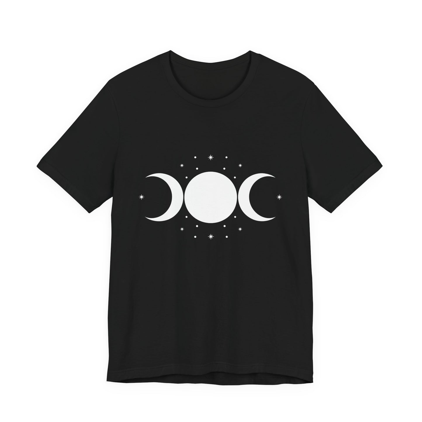Triple Moon Goddess Shirt – Wiccan Moon Phases T-Shirt, Pagan Witch Aesthetic Tee, Witchcraft Gift