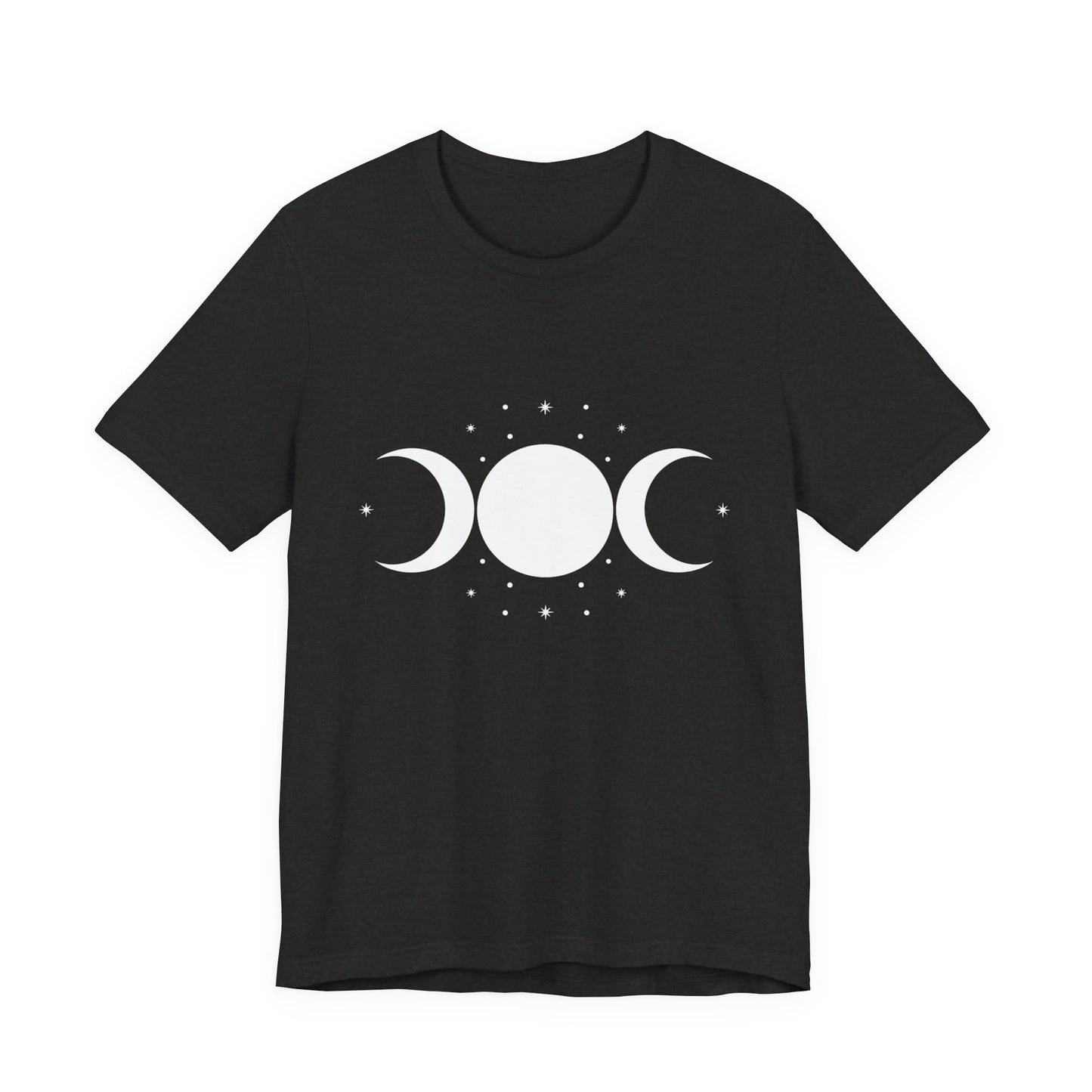 Triple Moon Goddess Shirt – Wiccan Moon Phases T-Shirt, Pagan Witch Aesthetic Tee, Witchcraft Gift