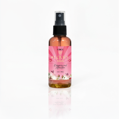 Love Attraction Mist – Rose & Jasmine Heart Energy Spray 2 oz