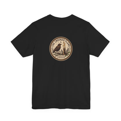 The Crooked Flame Logo T-Shirt — Vintage Outdoor Crew Tee
