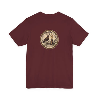 The Crooked Flame Logo T-Shirt — Vintage Outdoor Crew Tee