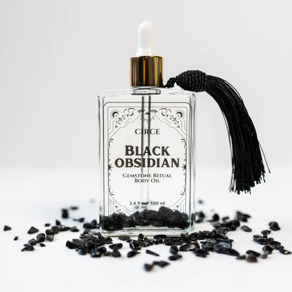 Protection Body Oil — Obsidian Crystal Ritual Oil