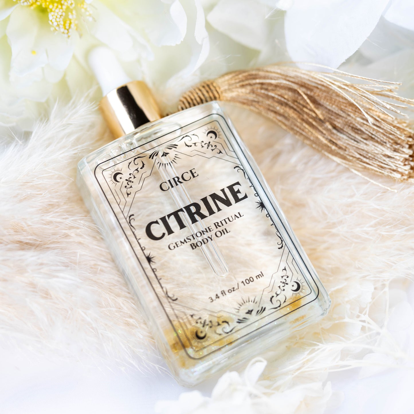 Citrine Body Oil – Abundance & Crystal Glow Ritual Oil