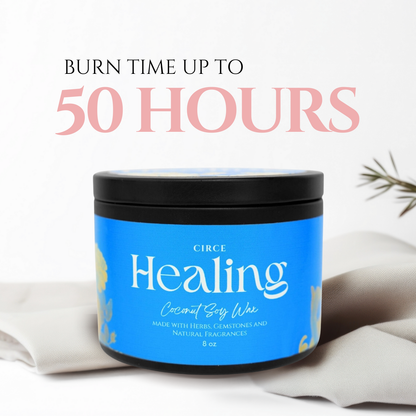 Healing Ritual Candle — 8‑oz Recovery & Wellness Candle