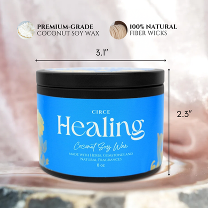 Healing Ritual Candle — 8‑oz Recovery & Wellness Candle