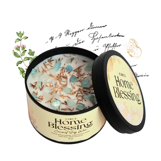 Home Blessing Candle — 8‑oz Harmony & Protection