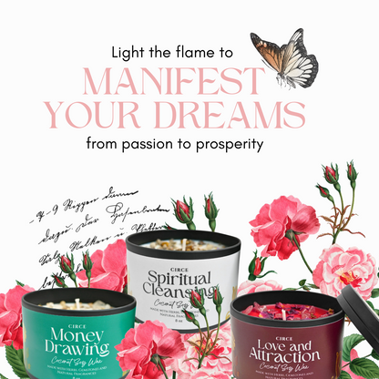 Love & Attraction Candle — 8‑oz Romantic Manifestation