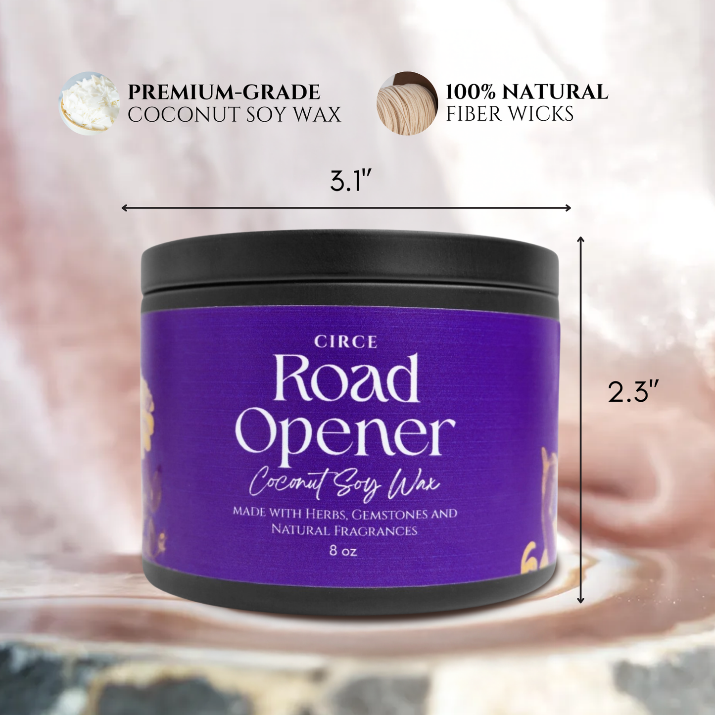 Road Opener Candle — 8‑oz Ritual to Remove Obstacles