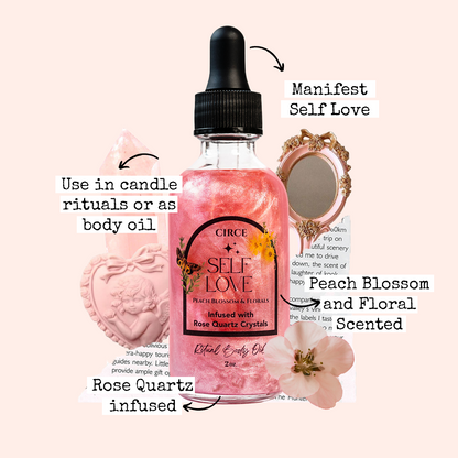 Self Love Ritual Body Oil — Confidence & Heart Healing