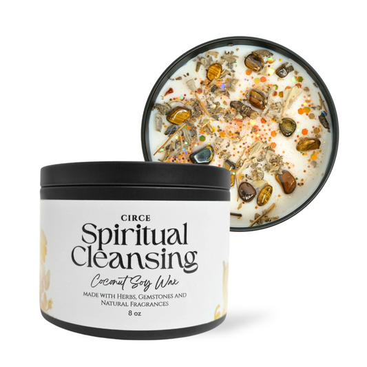 Spiritual Cleansing Candle – 8‑oz Energy Clearing Ritual Candle