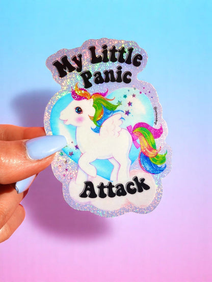 My Little Panic Attack Sticker