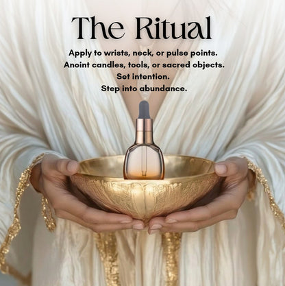 Midas Touch Gilded Anointing Oil – Amber Musk & Saffron Ritual Oil