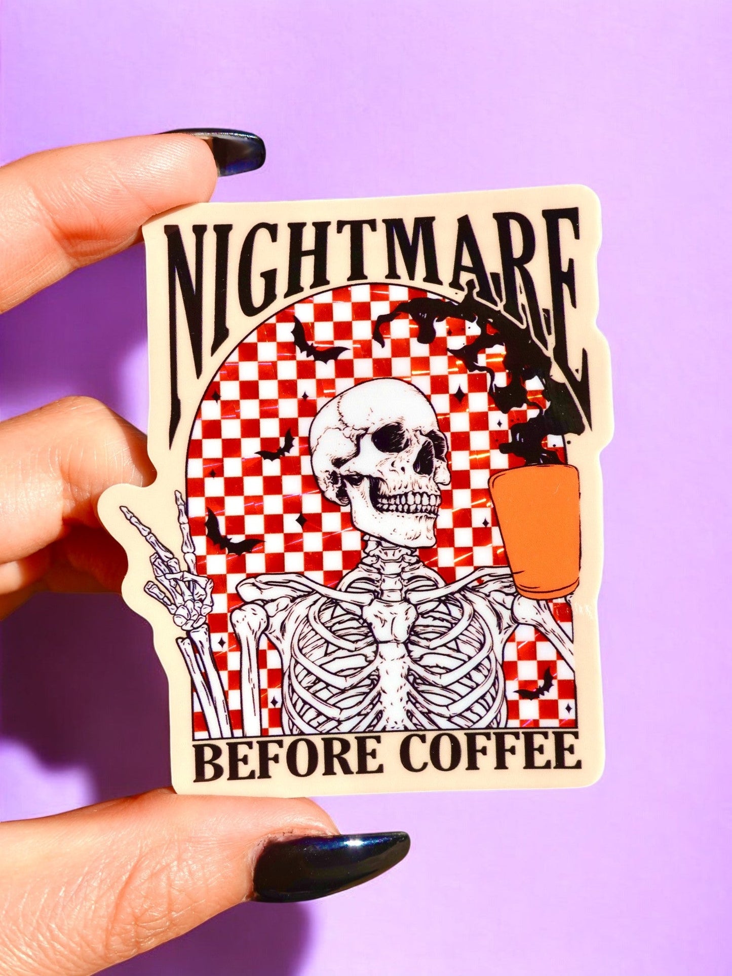 Nightmare Before Coffee Sticker