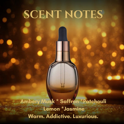Midas Touch Gilded Anointing Oil – Amber Musk & Saffron Ritual Oil
