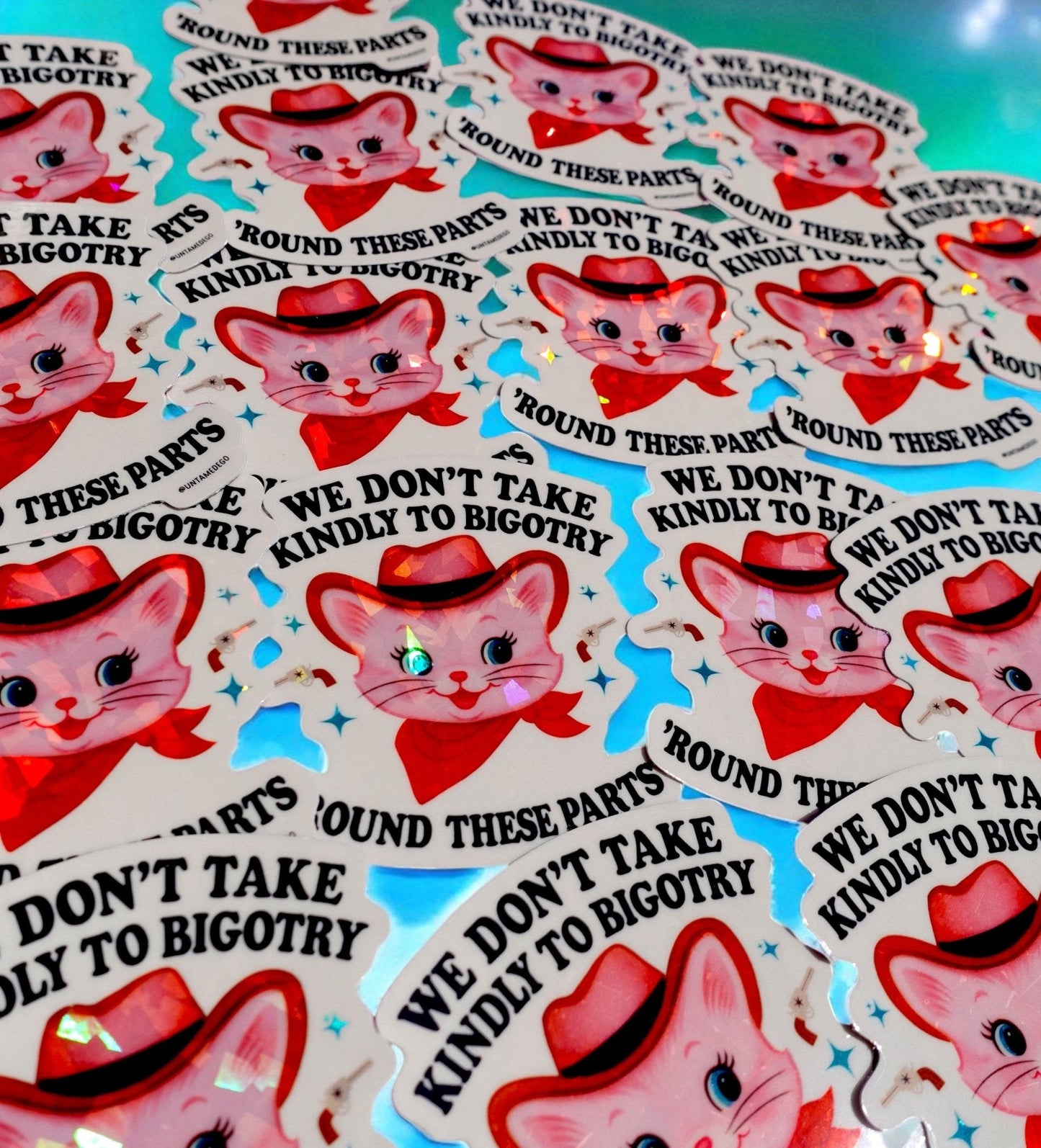 We Don’t Take Kindly to Bigotry Sticker